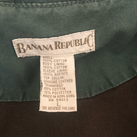 SOLD Vintage Banana Republic Field Coat L - Picture 8 of 11